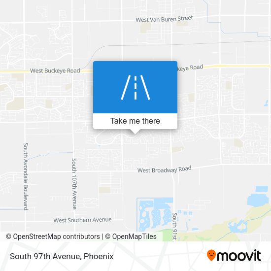 Mapa de South 97th Avenue