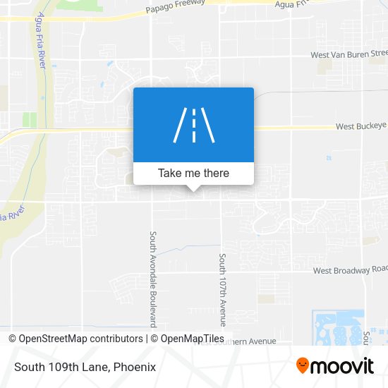 Mapa de South 109th Lane