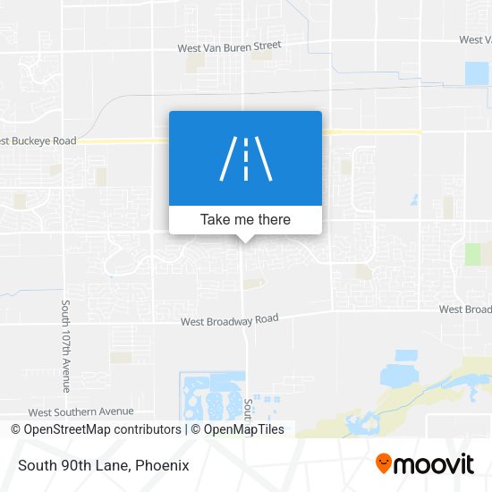 Mapa de South 90th Lane
