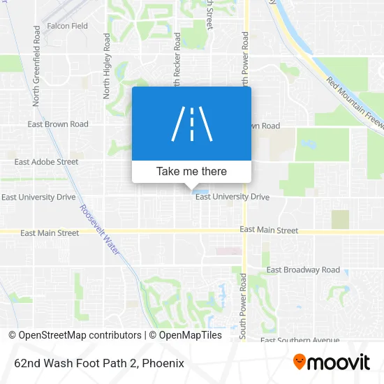 62nd Wash Foot Path 2 map