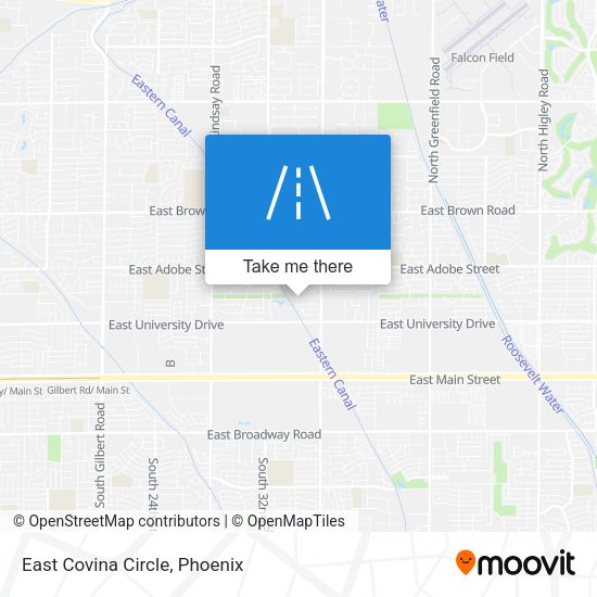 Mapa de East Covina Circle