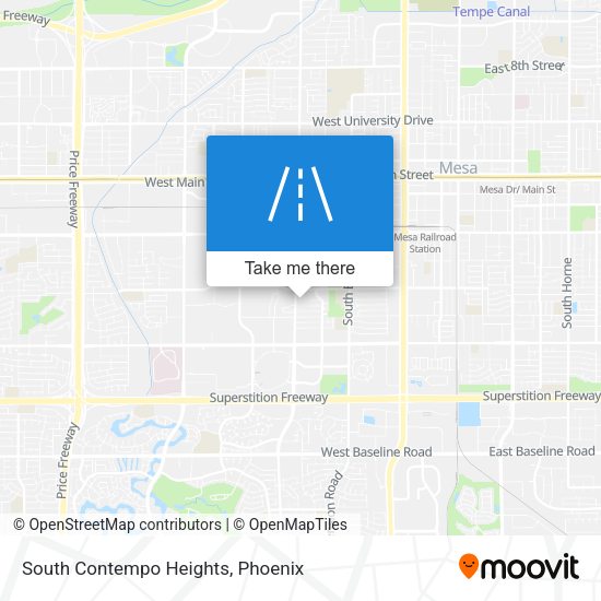 Mapa de South Contempo Heights