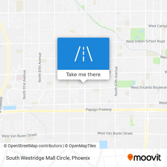 South Westridge Mall Circle map