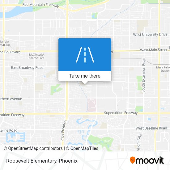 Roosevelt Elementary map