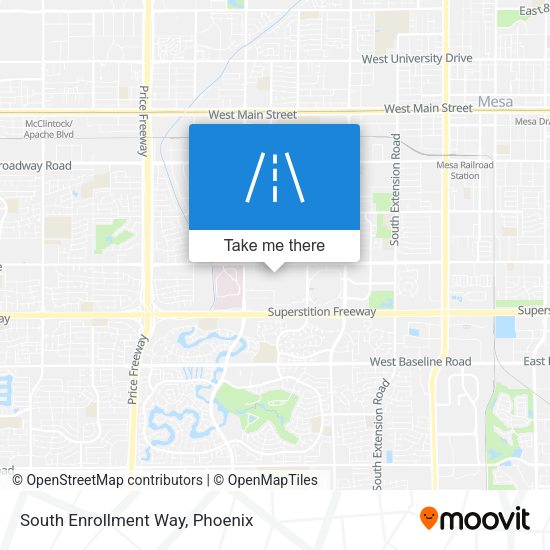 Mapa de South Enrollment Way
