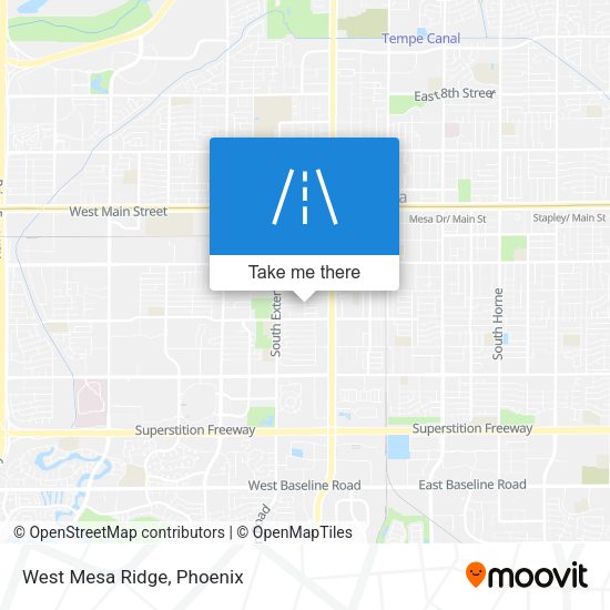 Mapa de West Mesa Ridge