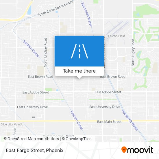 Mapa de East Fargo Street