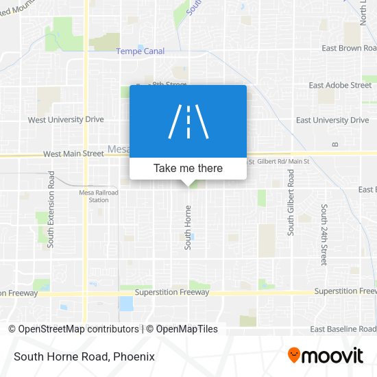 Mapa de South Horne Road