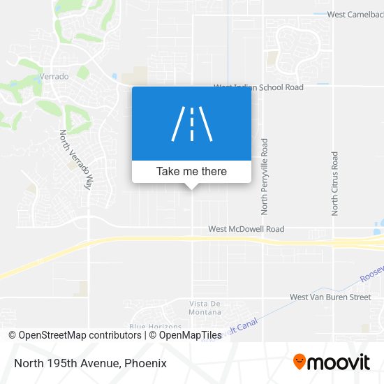 Mapa de North 195th Avenue