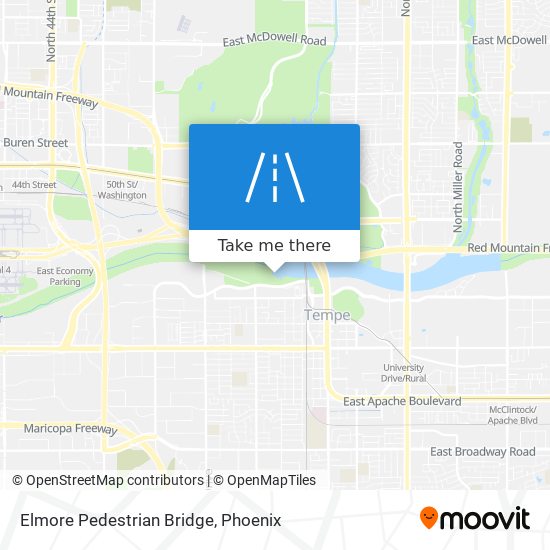 Elmore Pedestrian Bridge map