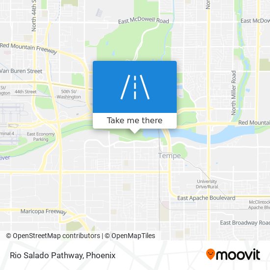 Rio Salado Pathway map