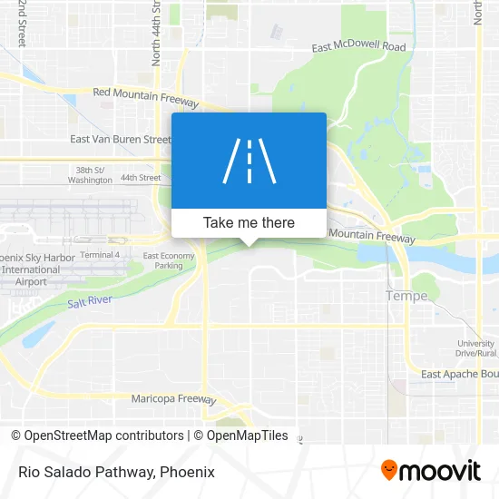Rio Salado Pathway map