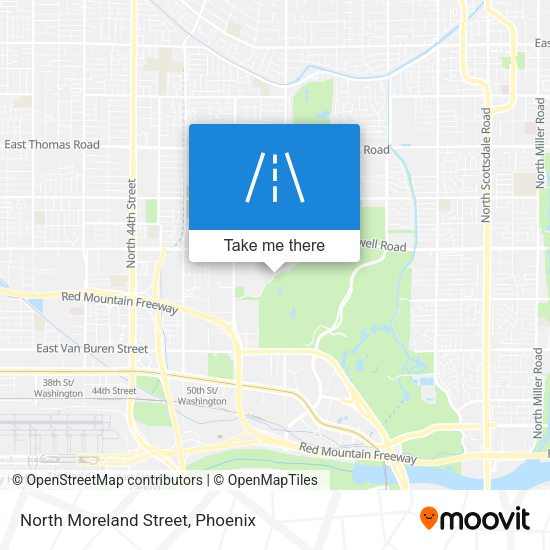 Mapa de North Moreland Street
