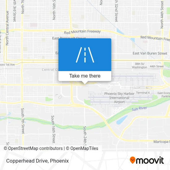Copperhead Drive map