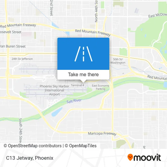 C13 Jetway map