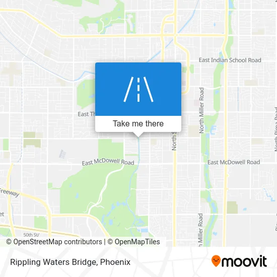 Rippling Waters Bridge map