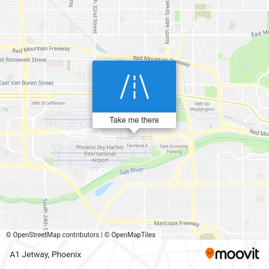 A1 Jetway map