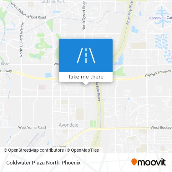 Coldwater Plaza North map