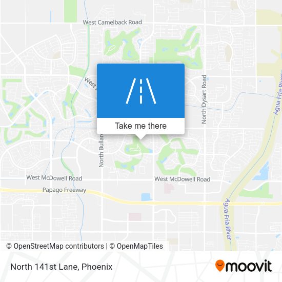 Mapa de North 141st Lane