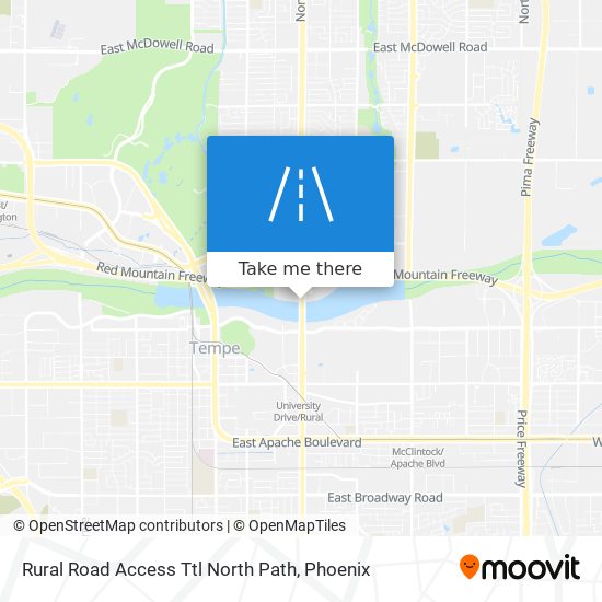 Rural Road Access Ttl North Path map