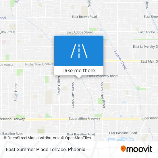 East Summer Place Terrace map