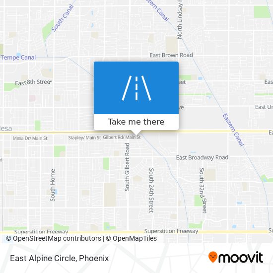 Mapa de East Alpine Circle