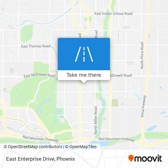 Mapa de East Enterprise Drive