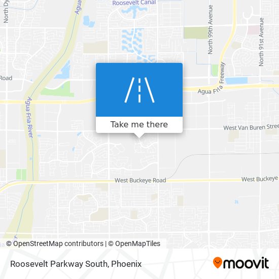 Roosevelt Parkway South map