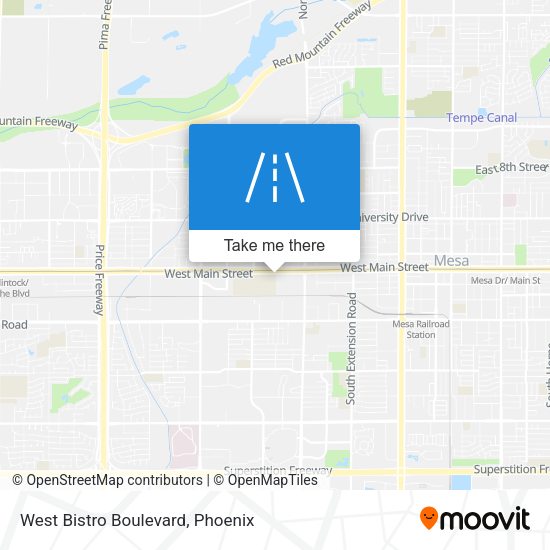 West Bistro Boulevard map