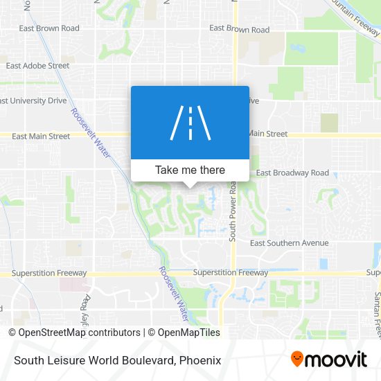 South Leisure World Boulevard map