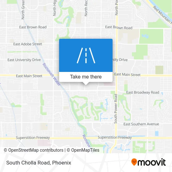 South Cholla Road map