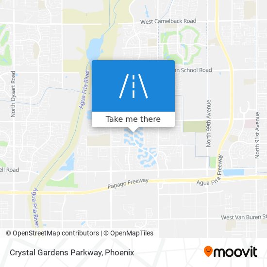 Mapa de Crystal Gardens Parkway