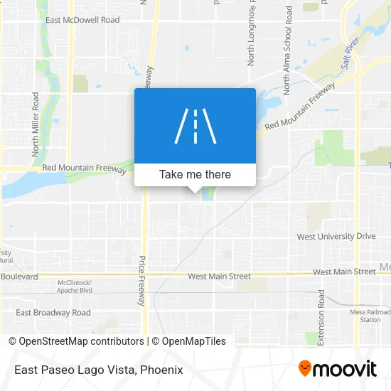 Mapa de East Paseo Lago Vista