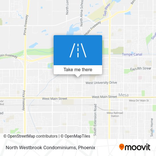 North Westbrook Condominiums map