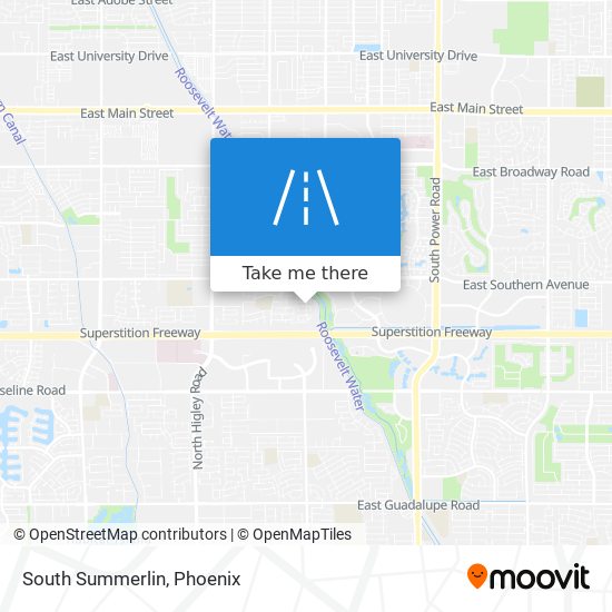 South Summerlin map