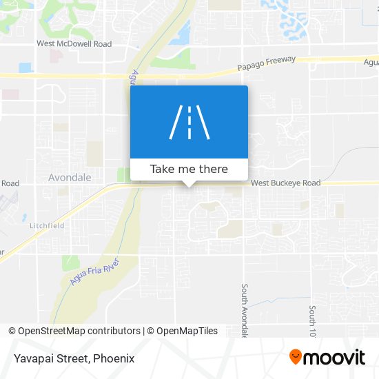 Yavapai Street map