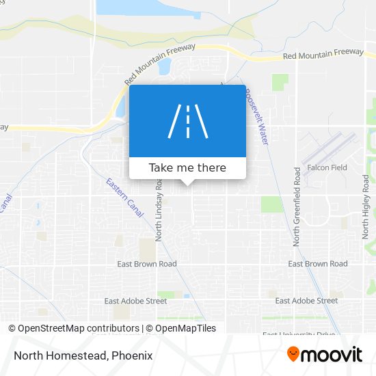 Mapa de North Homestead