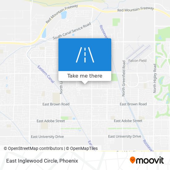 East Inglewood Circle map