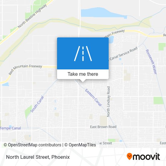 Mapa de North Laurel Street