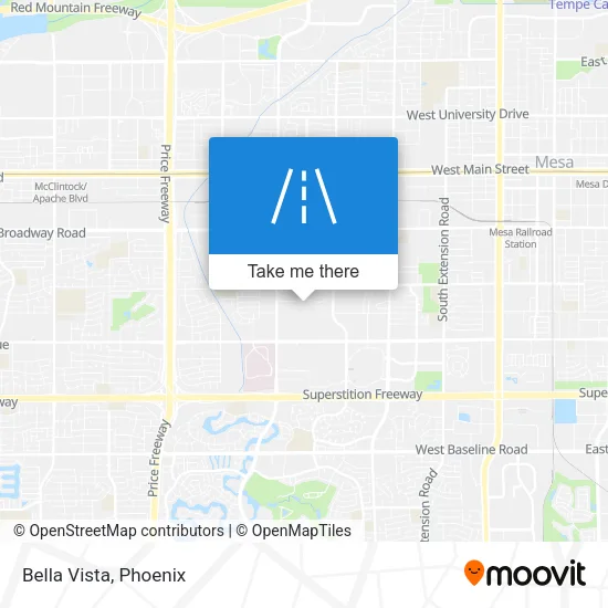 Bella Vista map