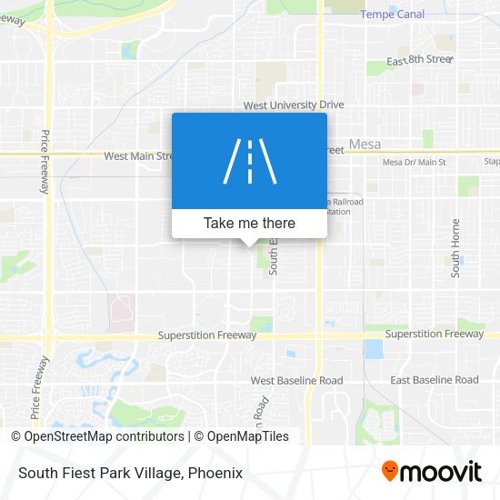 South Fiest Park Village map
