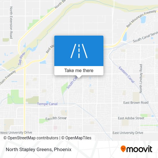 North Stapley Greens map