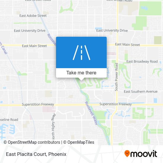 Mapa de East Placita Court