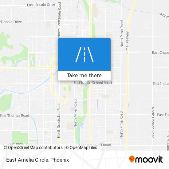 Mapa de East Amelia Circle