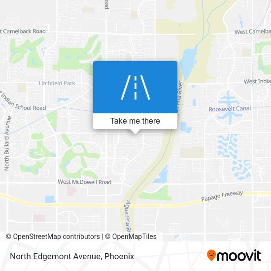 Mapa de North Edgemont Avenue