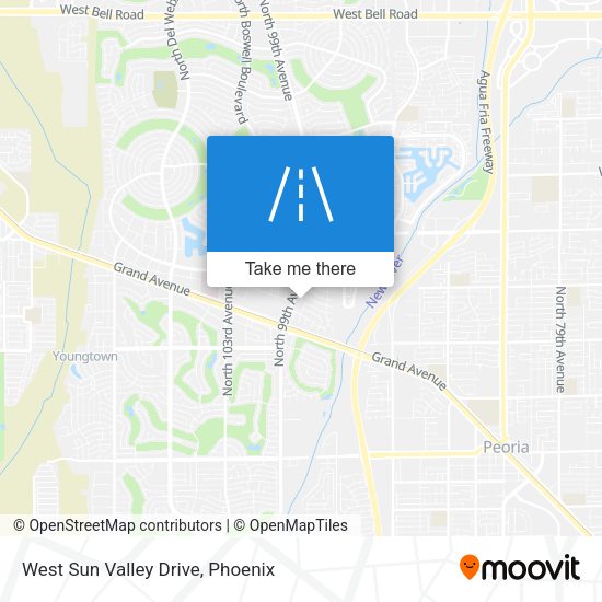 West Sun Valley Drive map