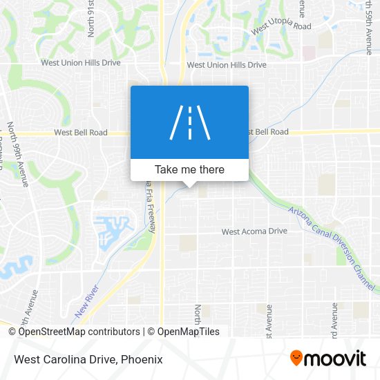 Mapa de West Carolina Drive