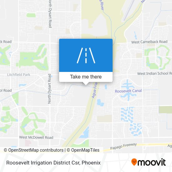 Mapa de Roosevelt Irrigation District Csr