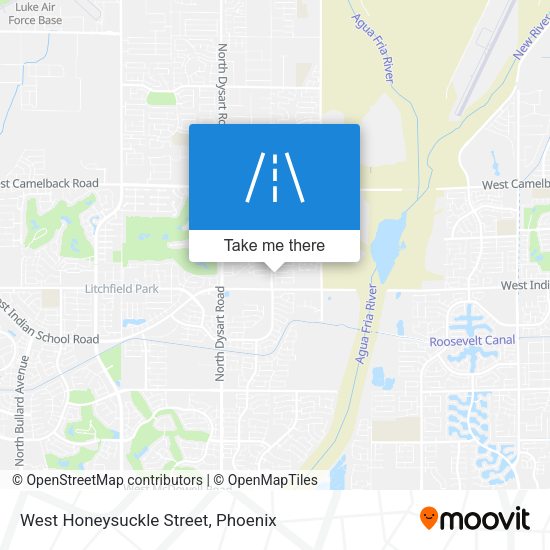 Mapa de West Honeysuckle Street