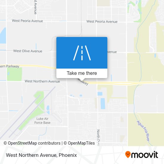 Mapa de West Northern Avenue
